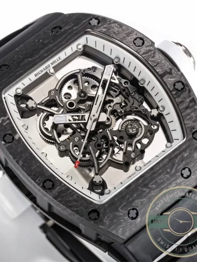 Replica Richard Mille 055 Ntpt Black Strap - Top-Tier Swiss Replica Watch