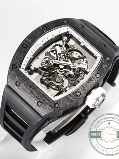 Replica Richard Mille 055 Ntpt Black Strap - High-Grade Replica Watch