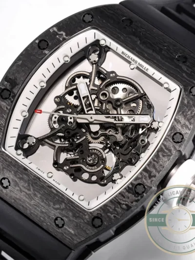 Replica Richard Mille 055 Ntpt Black Strap - Swiss Movement Replica Watch