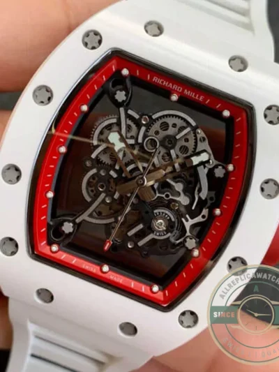 Replica Richard Mille 055 V2 Ceramic Rubber Strap - Premium Super Clone Watch