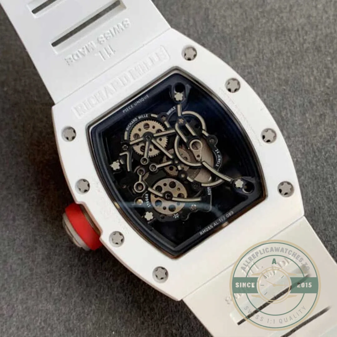 Replica Richard Mille 055 V2 Ceramic Rubber Strap - Luxury Replica Watch