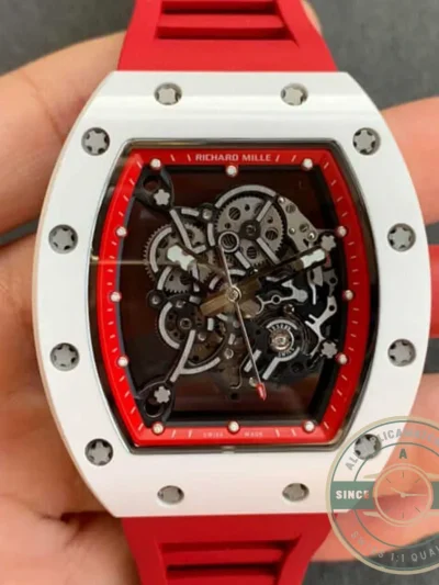 Replica Richard Mille 055 V2 Ceramic Skeleton Dial - High-Grade Replica Watch