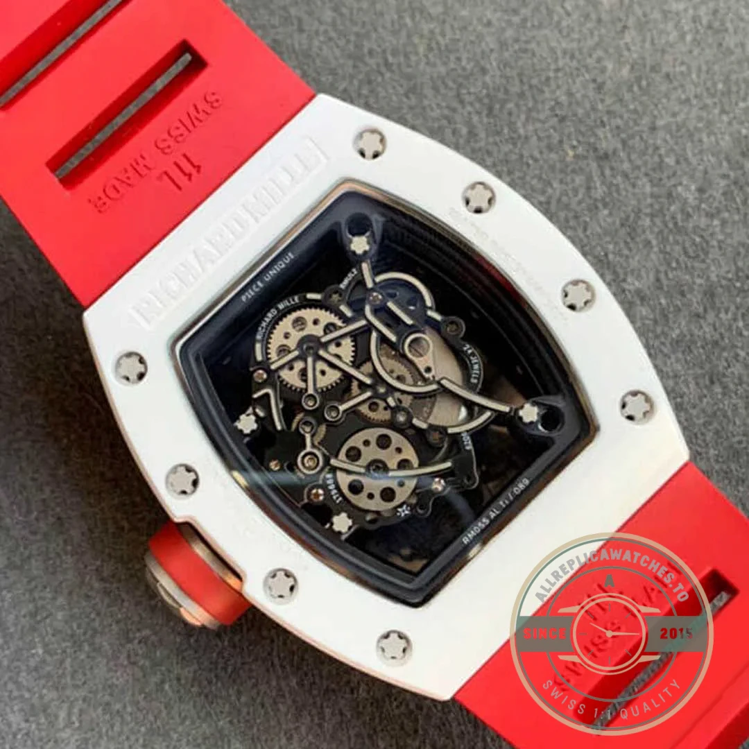 Replica Richard Mille 055 V2 Ceramic Skeleton Dial - High-Grade Replica Watch