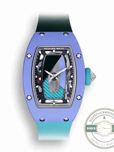 Replica Richard Mille 07-01 Automatic Coloured Ceramics Pastel Blue Limited Edition - 1:1 Swiss Replica Watch