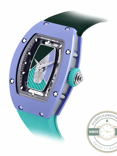 Replica Richard Mille 07-01 Automatic Coloured Ceramics Pastel Blue Limited Edition - 1:1 Swiss Replica Watch