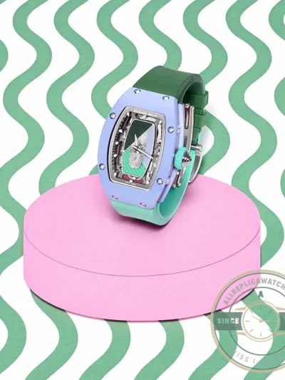 Replica Richard Mille 07-01 Automatic Coloured Ceramics Pastel Blue Limited Edition - Budget Luxury Replica Watch
