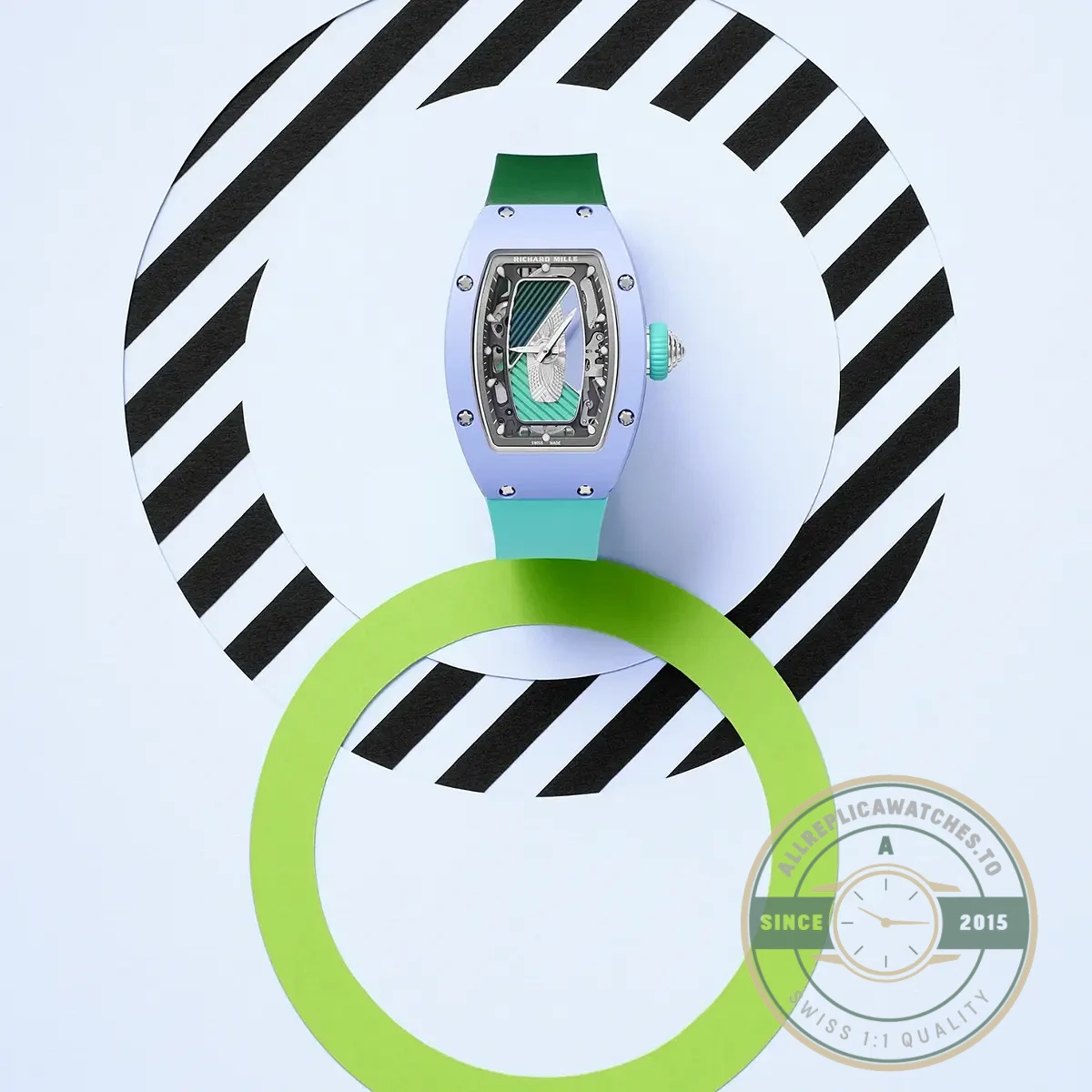 Replica Richard Mille 07-01 Automatic Coloured Ceramics Pastel Blue Limited Edition - Best Quality Replica Watch