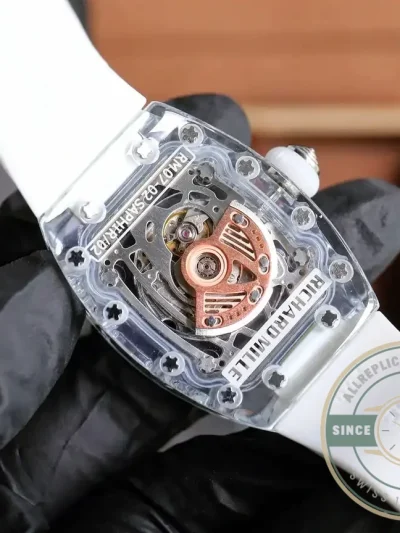 Replica Richard Mille 07-02 Pink Lady Sapphire - Factory Super Clone Watch