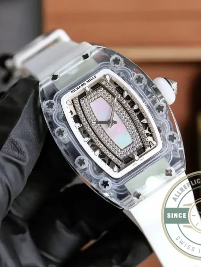 Replica Richard Mille 07-02 Pink Lady Sapphire - Swiss Movement Replica Watch