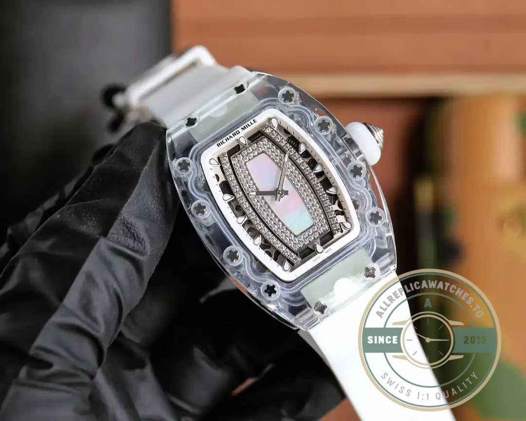 Replica Richard Mille 07-02 Pink Lady Sapphire - Swiss Movement Replica Watch