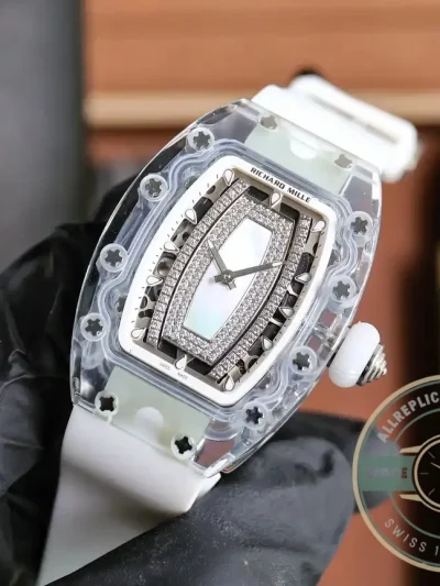 Replica Richard Mille 07-02 Pink Lady Sapphire - Premium Super Clone Watch
