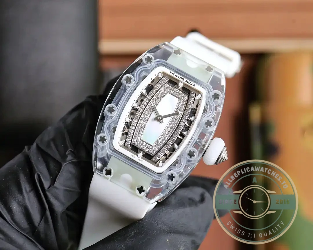 Replica Richard Mille 07-02 Pink Lady Sapphire - Premium Super Clone Watch