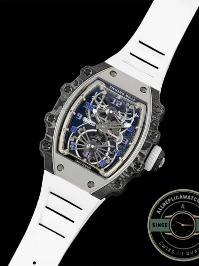 Replica Richard Mille 21-01 Tourbillon Carbon Fiber Bezel - High-Grade Replica Watch