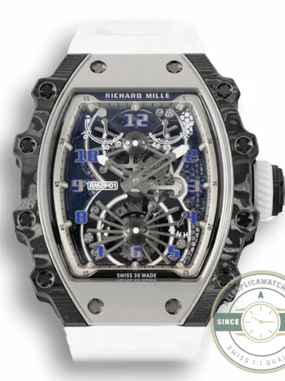 Replica Richard Mille 21-01 Tourbillon Carbon Fiber Bezel - Affordable Super Clone Watch