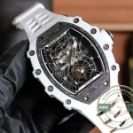 Replica Richard Mille 21-02 V2 White Rubber Strap - Luxury Replica Watch