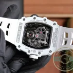 Replica Richard Mille 21-02 V2 White Rubber Strap - Factory Super Clone Watch