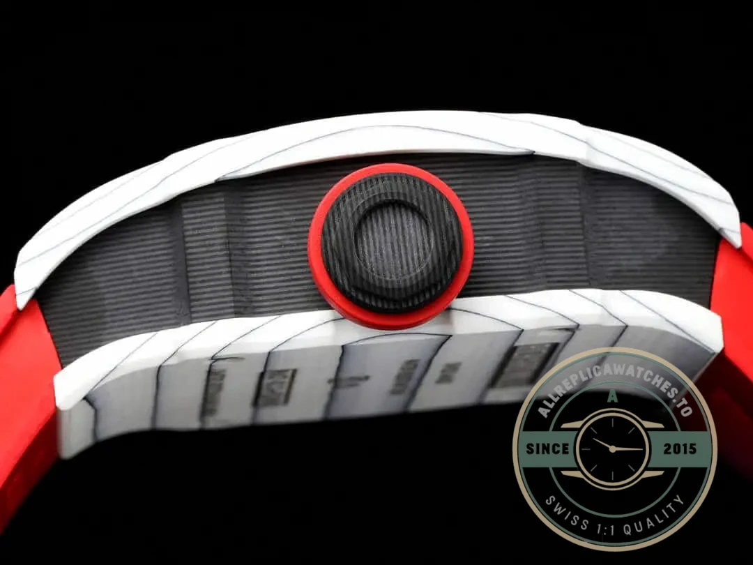 Replica Richard Mille 27-02 Rafael Nadal Tourbillon Red Rubber Strap - Affordable Super Clone Watch