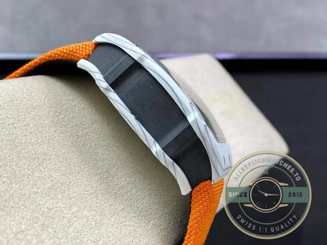 Replica Richard Mille 27-02 Skeleton Tourbillon Orange Strap - Top-Tier Swiss Replica Watch