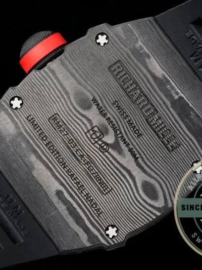 Replica Richard Mille 27-03 Rafael Nadal Black Tourbillon Black Rubber Strap - Top-Tier Swiss Replica Watch