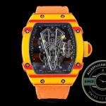 Replica Richard Mille 27-03 Rafael Nadal Tourbillon Orange Strap - Affordable Luxury Replica Timepiece