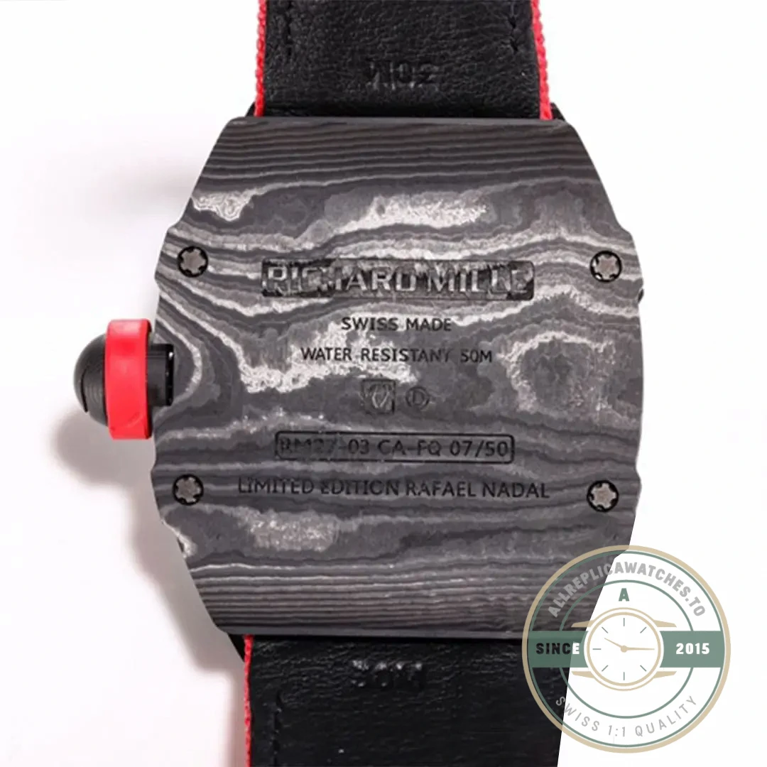 Replica Richard Mille 27-03 Tourbillon Black Carbon Fiber Case - Best Quality Replica Watch