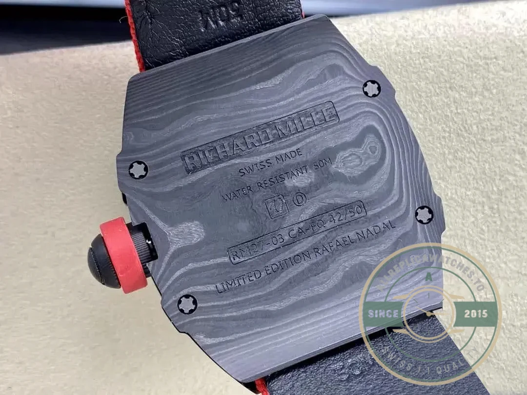 Replica Richard Mille 27-03 Tourbillon Black Carbon Fiber Case - 1:1 Swiss Replica Watch