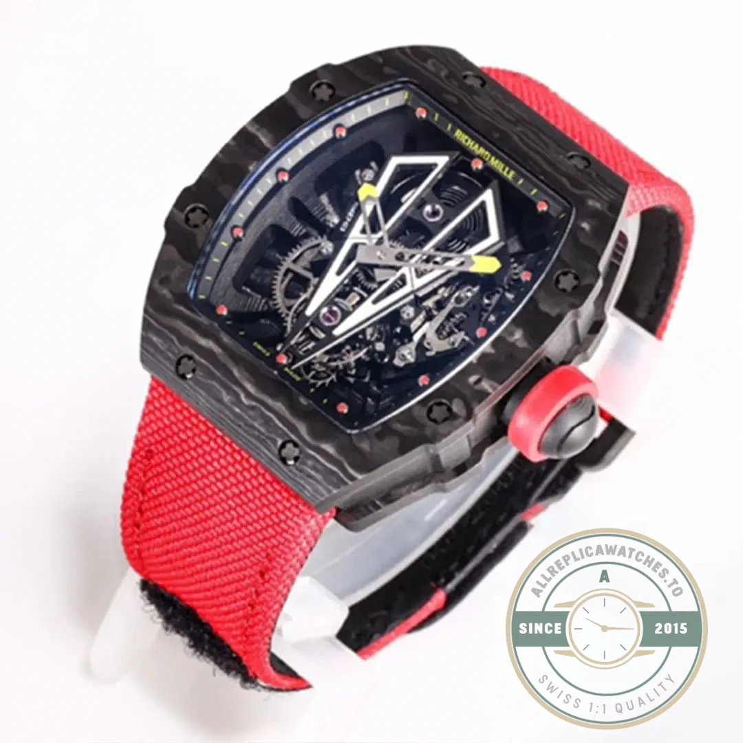 Replica Richard Mille 27-03 Tourbillon Black Carbon Fiber Case - Best Quality Replica Watch