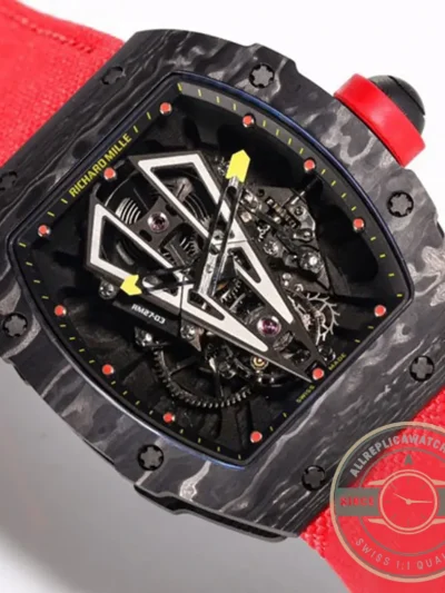Replica Richard Mille 27-03 Tourbillon Black Carbon Fiber Case - Affordable Luxury Replica Timepiece