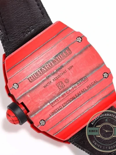 Replica Richard Mille 27-03 Tourbillon Red Carbon Fiber Case - Premium Super Clone Watch