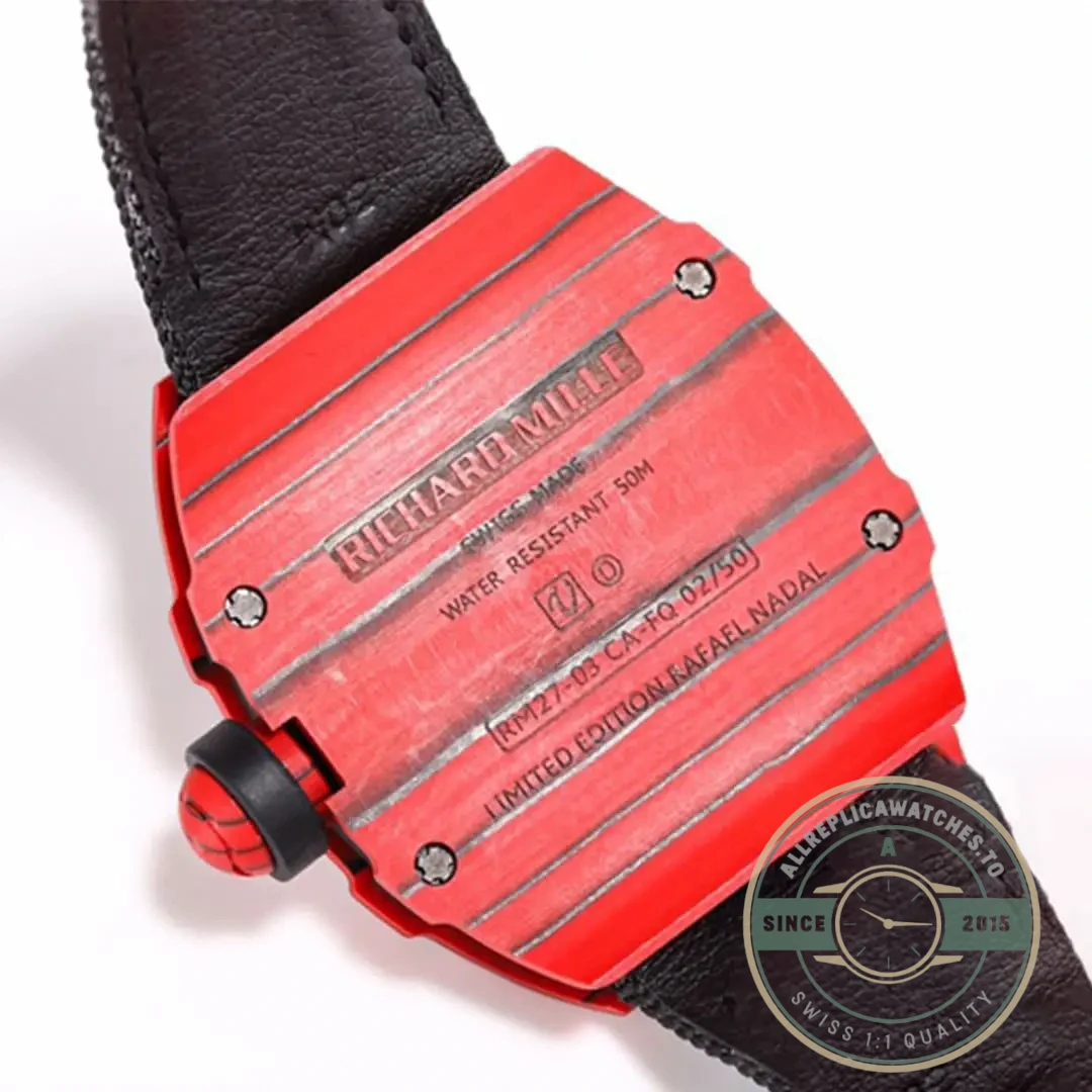 Replica Richard Mille 27-03 Tourbillon Red Carbon Fiber Case - Premium Super Clone Watch