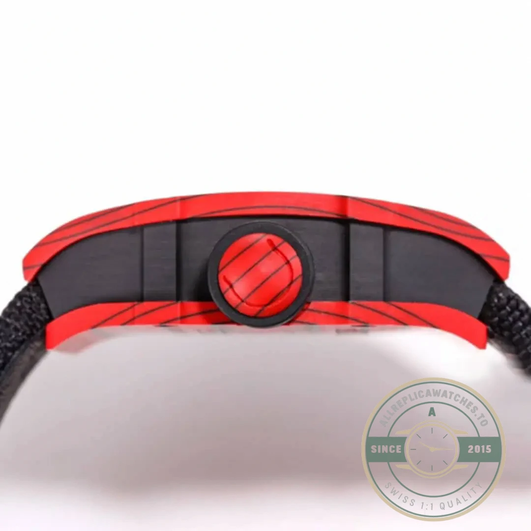 Replica Richard Mille 27-03 Tourbillon Red Carbon Fiber Case - Factory Super Clone Watch