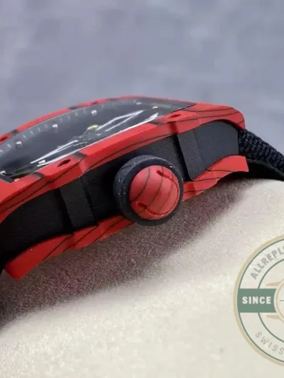 Replica Richard Mille 27-03 Tourbillon Red Carbon Fiber Case - Affordable Super Clone Watch