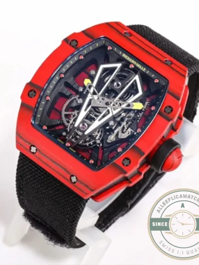 Replica Richard Mille 27-03 Tourbillon Red Carbon Fiber Case - High-Grade Replica Watch