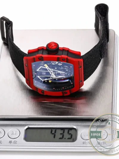 Replica Richard Mille 27-03 Tourbillon Red Carbon Fiber Case - Best Quality Replica Watch