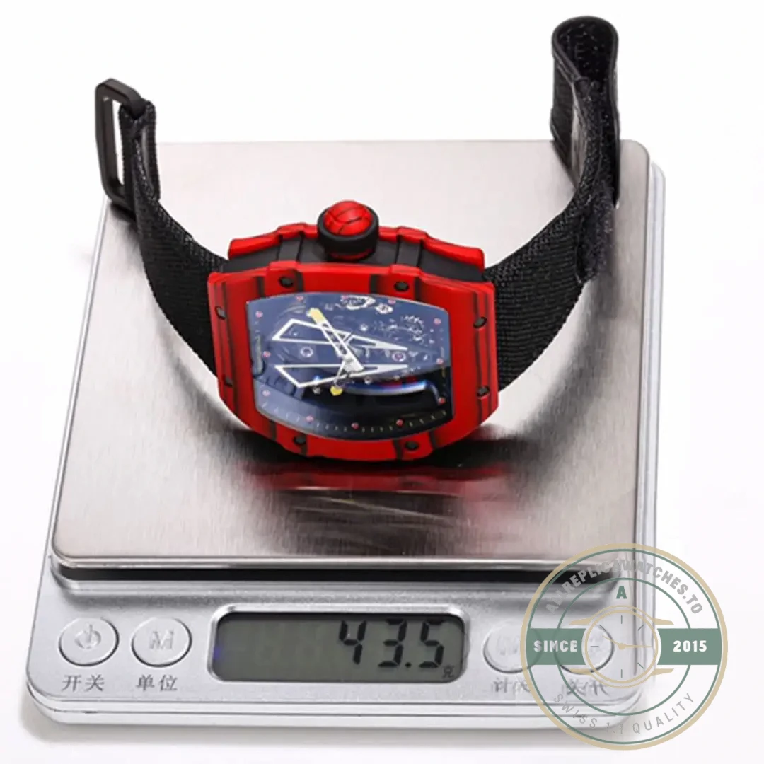 Replica Richard Mille 27-03 Tourbillon Red Carbon Fiber Case - Best Quality Replica Watch