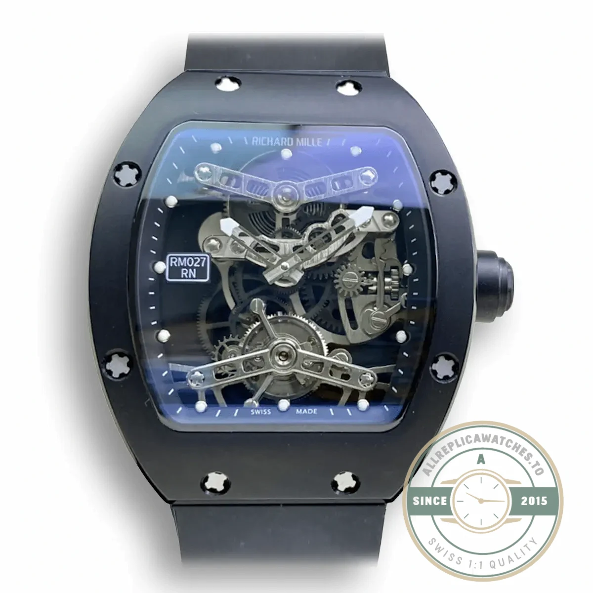 Replica Richard Mille 27 Transparent Black Dial - Swiss-Made Clone Watch