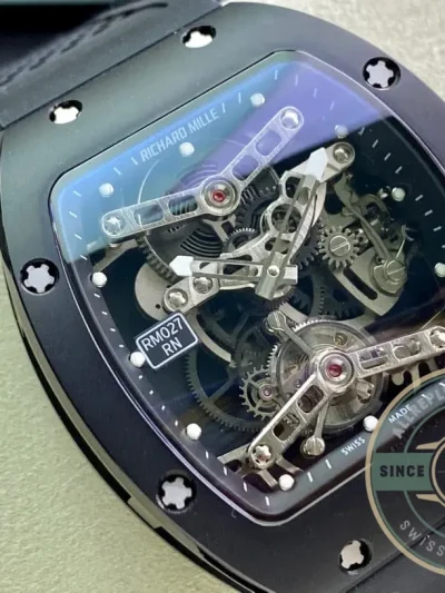 Replica Richard Mille 27 Transparent Black Dial - High-Grade Replica Watch