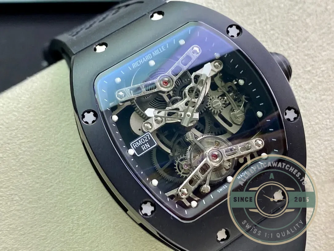 Replica Richard Mille 27 Transparent Black Dial - High-Grade Replica Watch