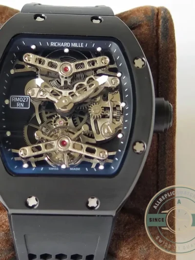 Replica Richard Mille 27 Transparent Black Dial - Luxury Replica Watch
