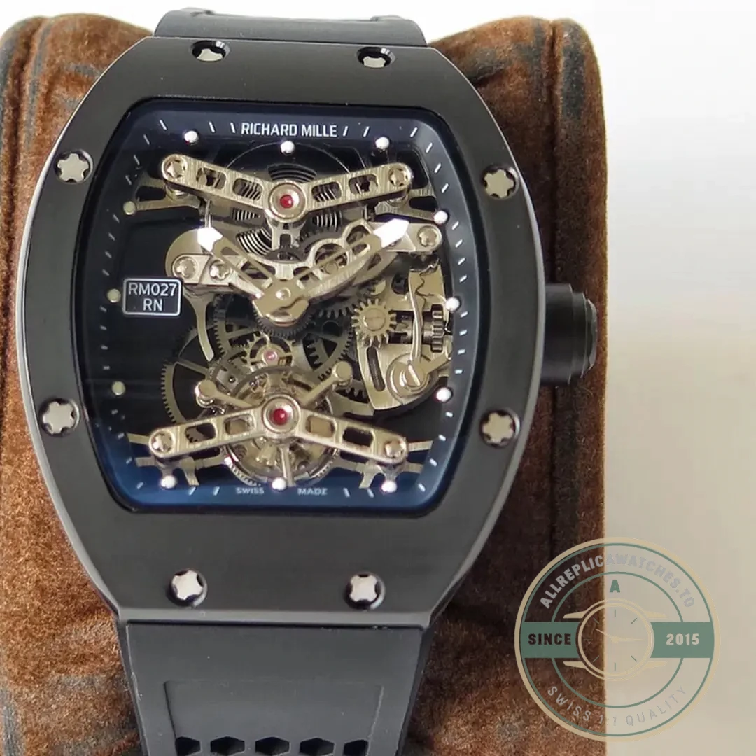 Replica Richard Mille 27 Transparent Black Dial - Luxury Replica Watch