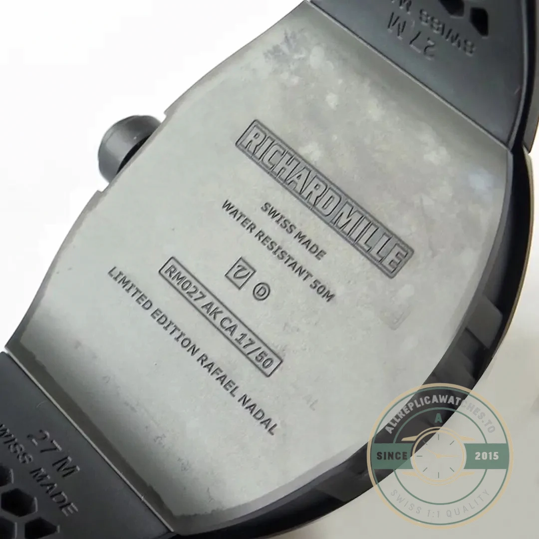 Replica Richard Mille 27 Transparent Black Dial - Factory Super Clone Watch