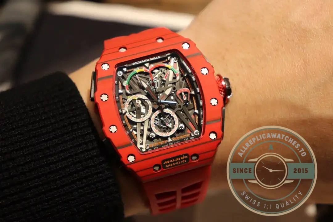 Replica Richard Mille 50-03 Red Carbon Case - Factory Super Clone Watch