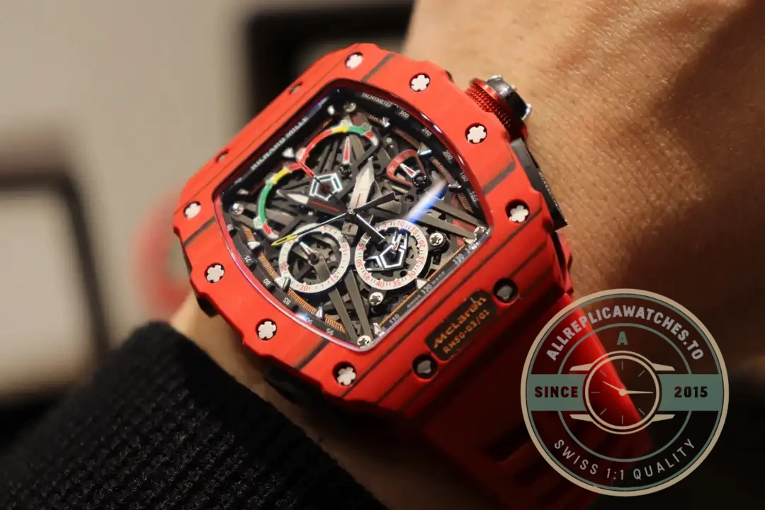 Replica Richard Mille 50-03 Red Carbon Case - Factory Super Clone Watch