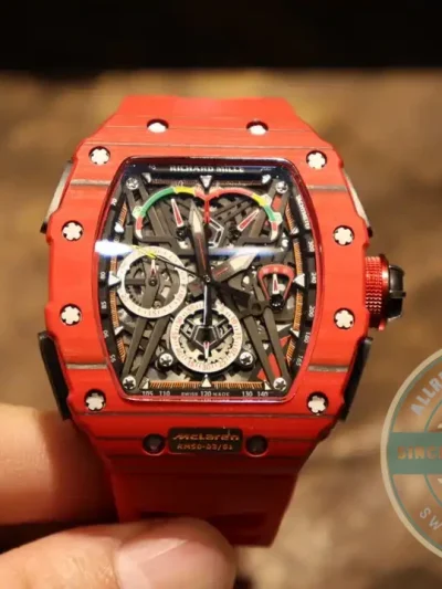 Replica Richard Mille 50-03 Red Carbon Case - 1:1 Swiss Replica Watch