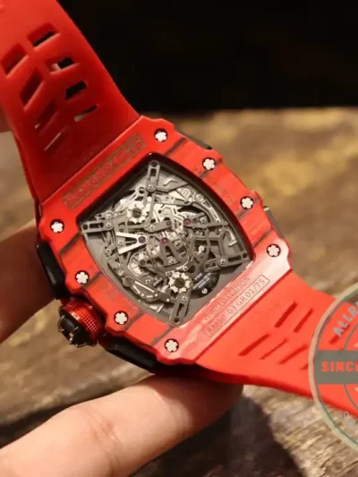 Replica Richard Mille 50-03 Red Carbon Case - 1:1 Swiss Replica Watch