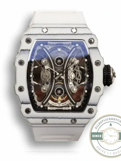Replica Richard Mille 53-01 White Tpt Carbon Fiber - High-Grade Replica Watch