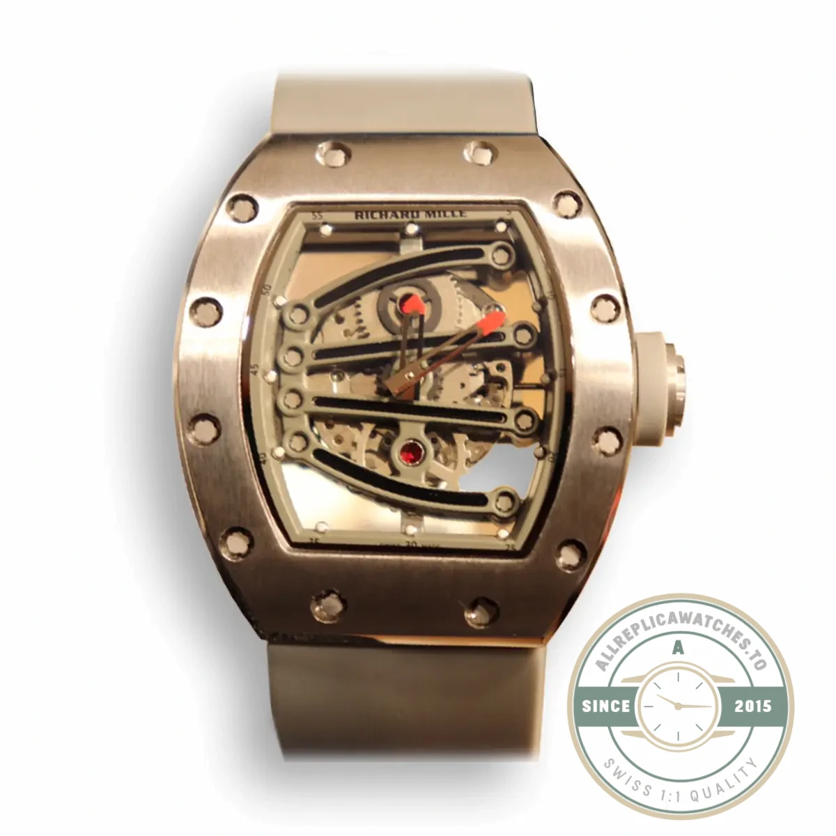 Replica Richard Mille 59-01 Grey Strap - Luxury Replica Watch