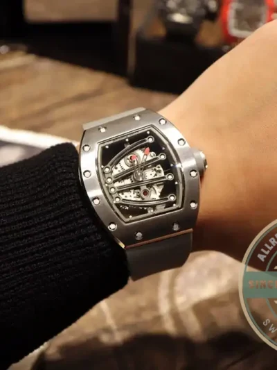 Replica Richard Mille 59-01 Grey Strap - Swiss-Made Clone Watch