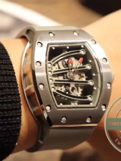 Replica Richard Mille 59-01 Grey Strap - 1:1 Swiss Replica Watch