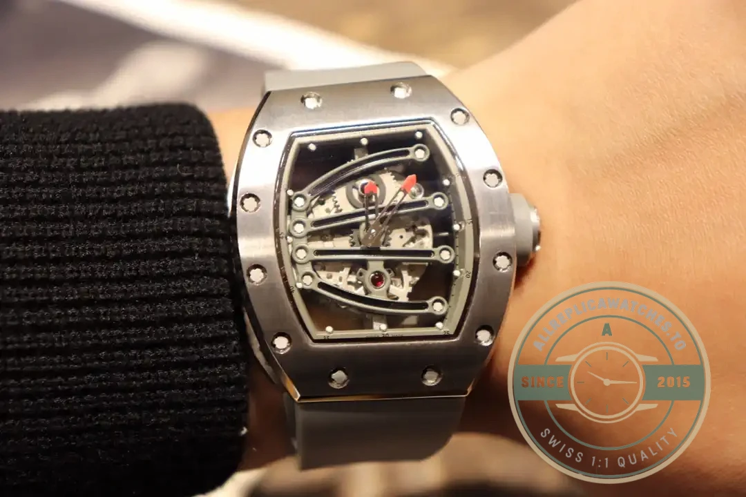 Replica Richard Mille 59-01 Grey Strap - High-Grade Replica Watch